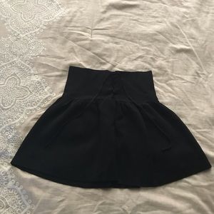 Black mini ZARA skirt